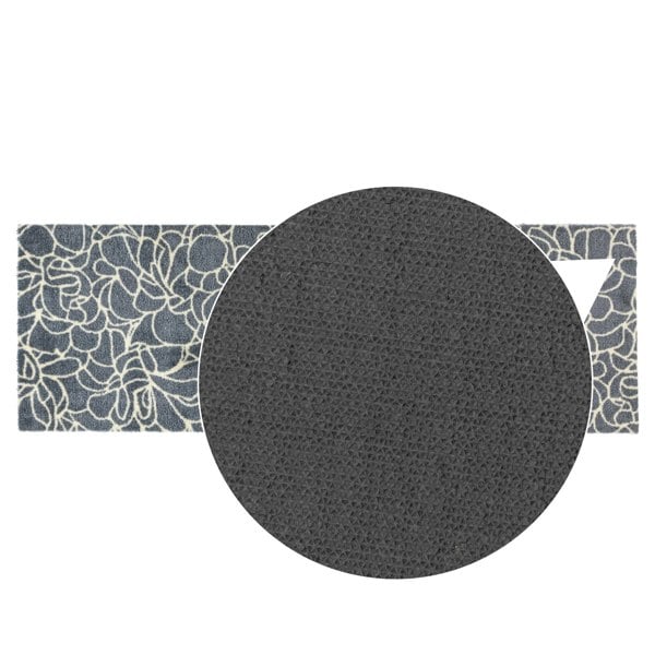 JVL Mega Mat Machine Washable Entrance Runner and Doormat Set, Floral