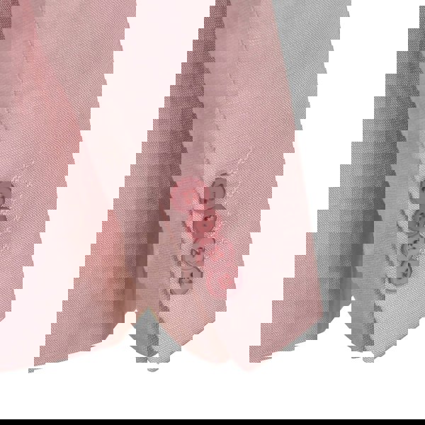 David WeJ Hugo Linen Double Breasted Suit Pink