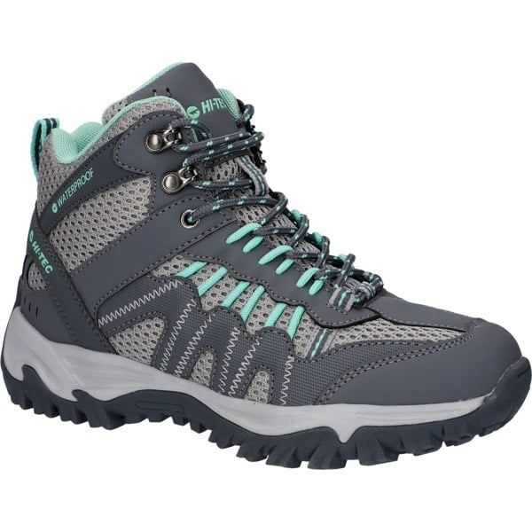 Hi-Tec Jaguar Mid Polyester Women's Charcoal/Graphite/Cool Grey Hiking Boots