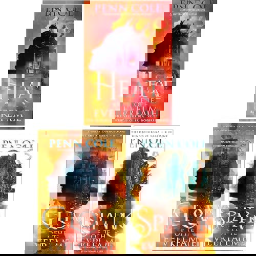 The Kindred's Curse Saga Collection 3 Books Set By Penn Cole (Glow of the Everflame, Spark of the Everflame and Heat of the Everflame)