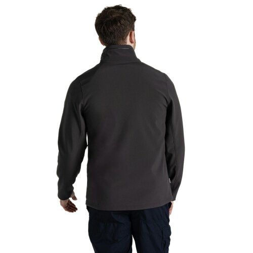 Craghoppers Mens Expert Basecamp Soft Shell Jacket - Dark Cedar - Dark Cedar - 94% Polyester/6% Elastane
