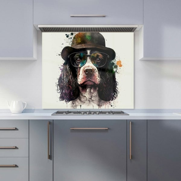 Warren Reed - Designer Springer Spaniel Dog Kitchen Splashback