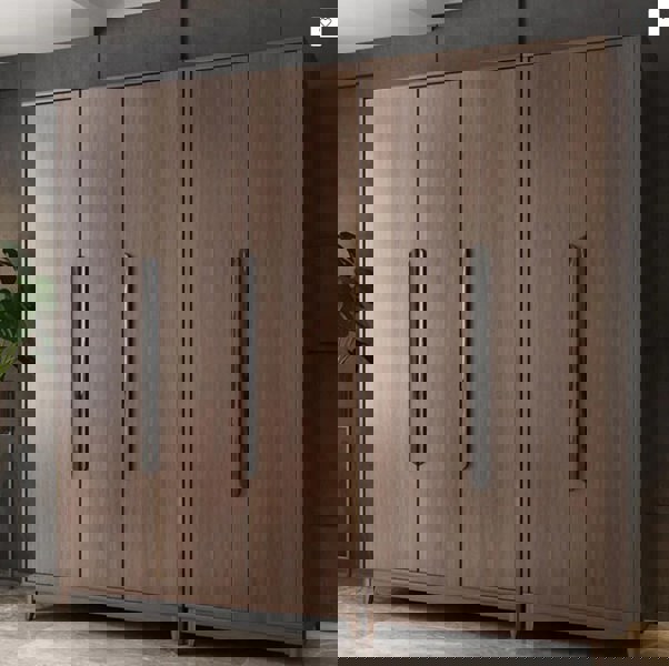 Saheema KA9325 Wardrobe, Rosewood-Ritconcept-Rit Concept