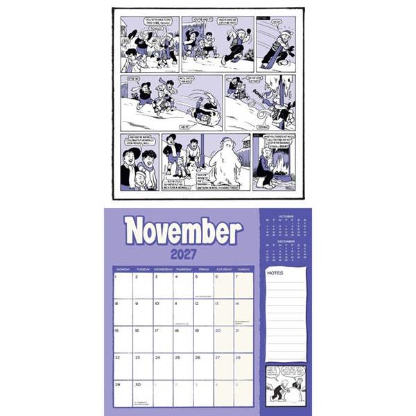 Broons and Oor Wullie Calendar 2027, Wall Calendars, Month To View, Humour, Gift
