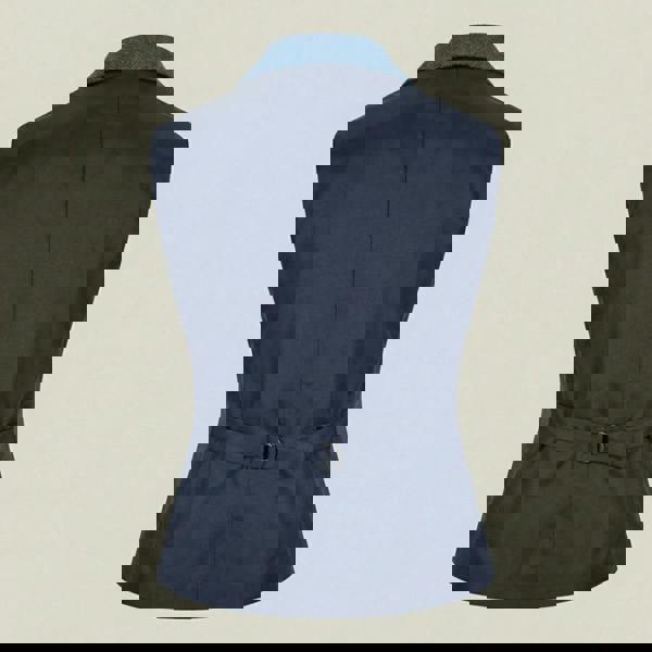 TruClothing IMW-01 - Women's Blue Tweed Herringbone Blazer Waistcoat