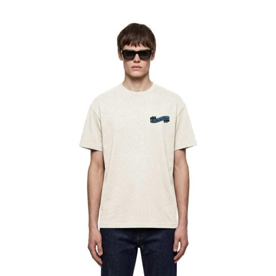 By Lanvin Paris Ribbon Logo Beige T-Shirt
