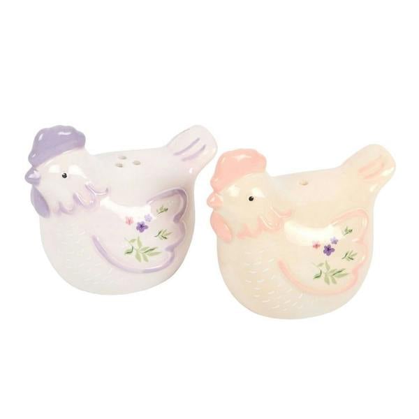 Kingsbury Gifts Ceramic Hen Salt & Pepper Shakers