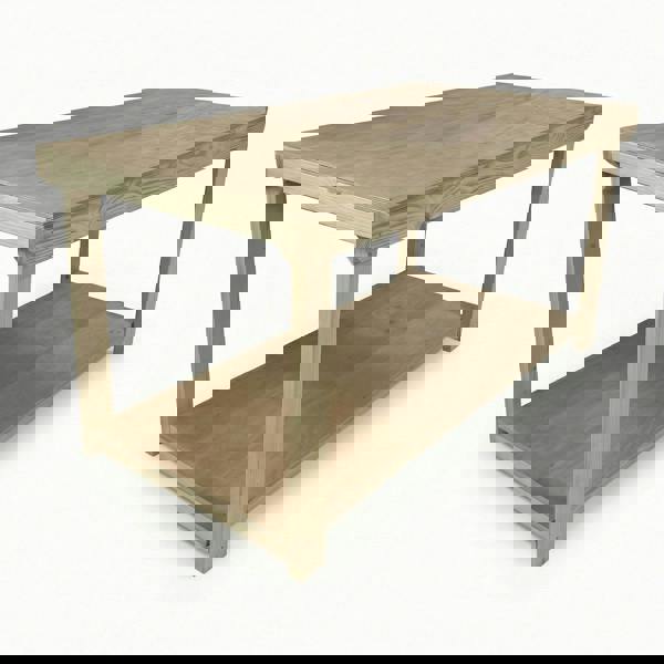 Arbor Garden Solutions Wooden Workbench Eucalyptus Hardwood Top Depth-3ft