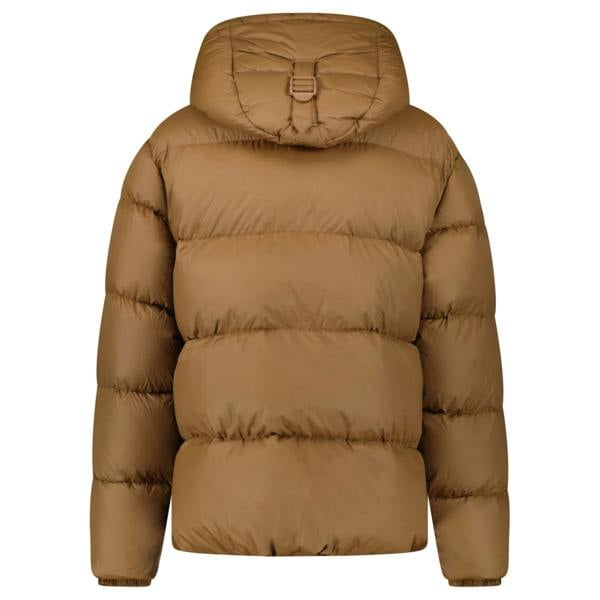 Burberry 'Halsby' Hooded Check Down Jacket Birch Brown - chancefashionco