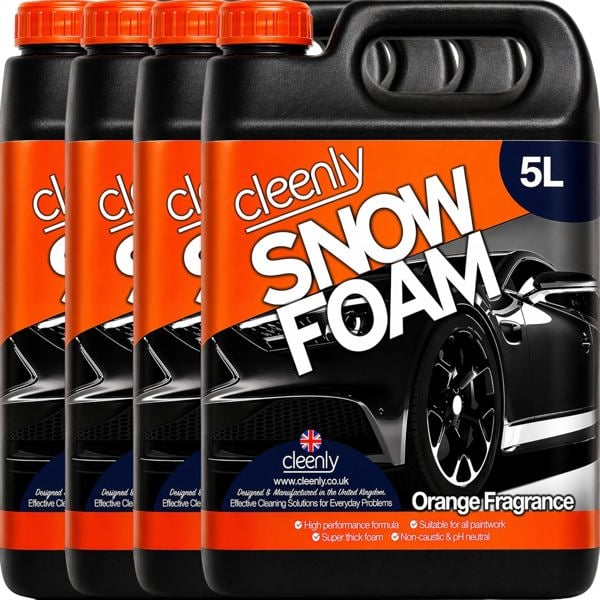 Cleenly Orange Snow Foam - High Performance Formula with Super Thick Foam 20L
