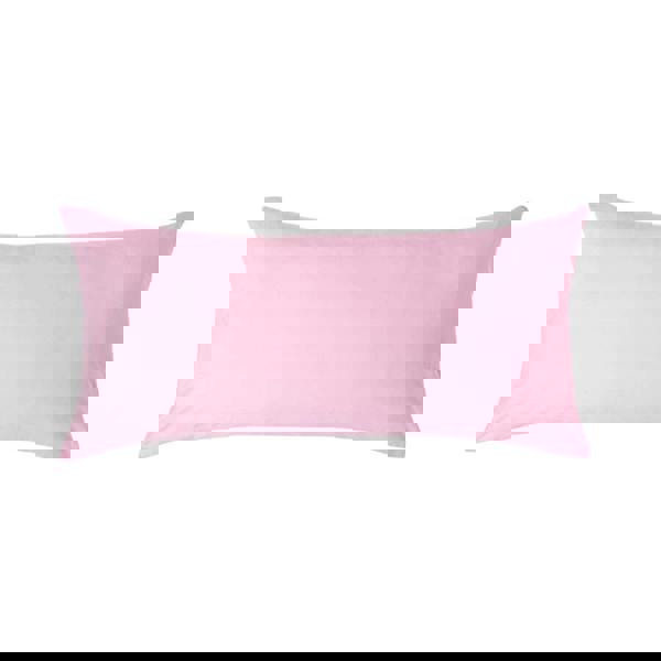 HOMESCAPES Crisp & Cool 200 TC Egyptian Cotton Percale Housewife Pillowcase, European Size