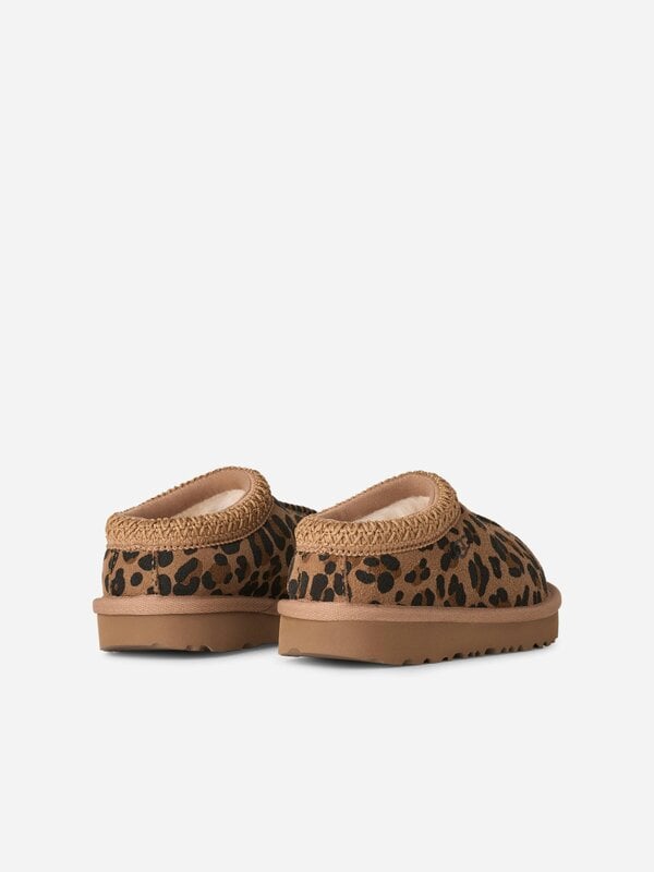 UGG Girls Tasman II Spotted Slippers in Brown