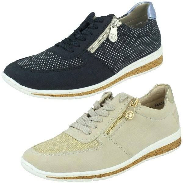 Rieker Ladies Rieker Casual Lace Up Trainers N5121