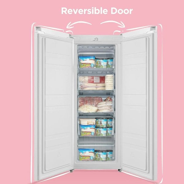 COMFEE' RCU160WH2UK(E) 160 Litre Freestanding Upright Freezer Living and Home 