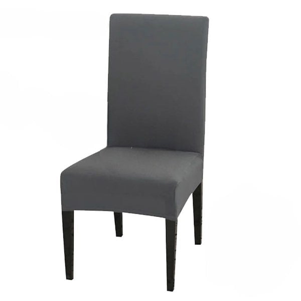 Anyseat Chair Cover Grey with Anti-Dirt and Waterproof Elastic Material for Dining Room Kitchen Wedding Hotel Banquet Restaurant