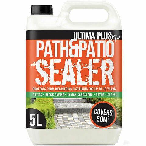 Ultima Plus XP Patio Seal Patio Sealant for Indian Sandstone Concrete Paths Patios 5L