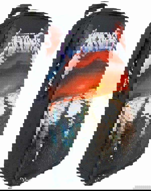 Rock Sax Unisex Black Metallica Backpack (One Size)