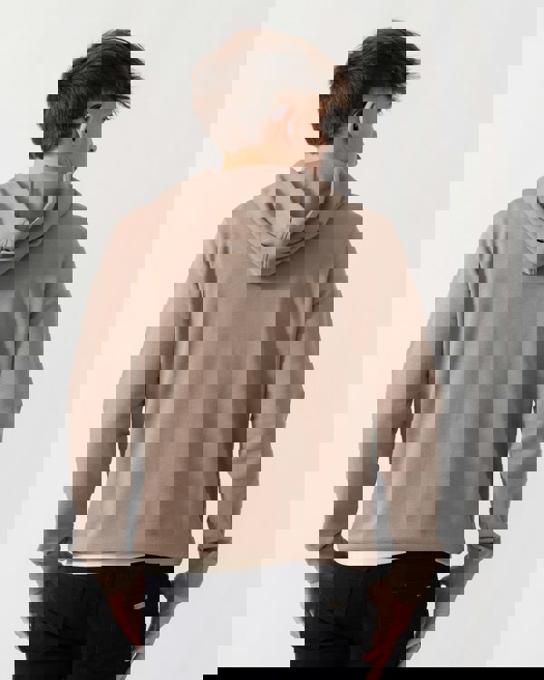 BOSS Orange Wetalk Mens Pullover Hoodie With Logo Patch - Open Green 346