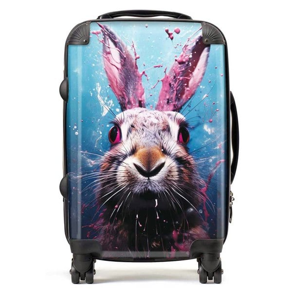 Warren Reed Rabbit Face Splashart Suitcase