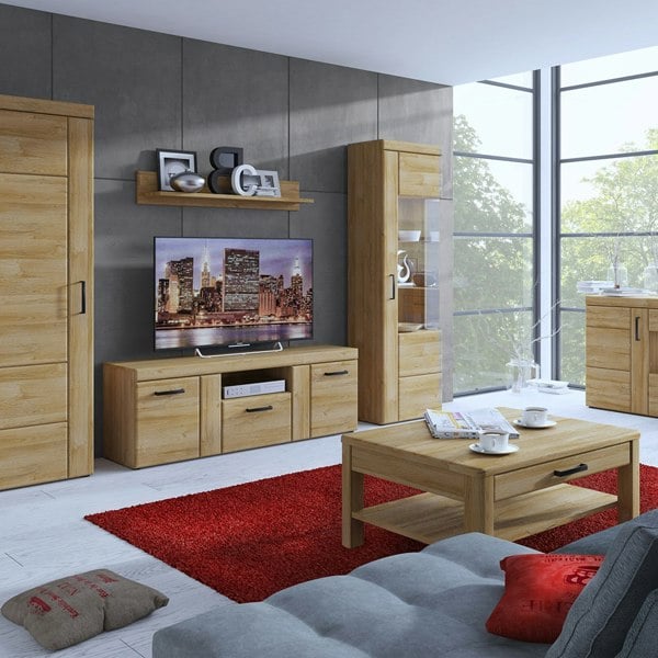 Furniture To Go Cortina 1 Drawer Coffee Table in Grandson Oak
