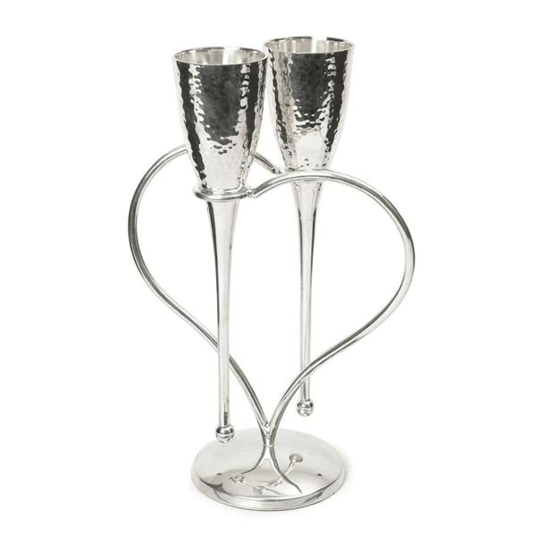 Culinary Concepts Entwined Heart Lovers' Champagne Flutes