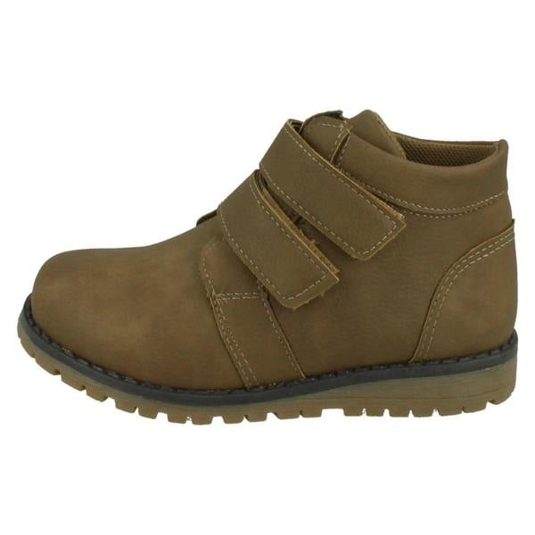 JC Dees Boys JCDees Round Toe Double Strap Ankle Boots