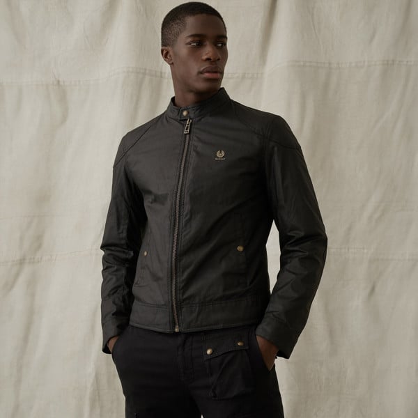 Belstaff Kelland Waxed Cotton Black Jacket