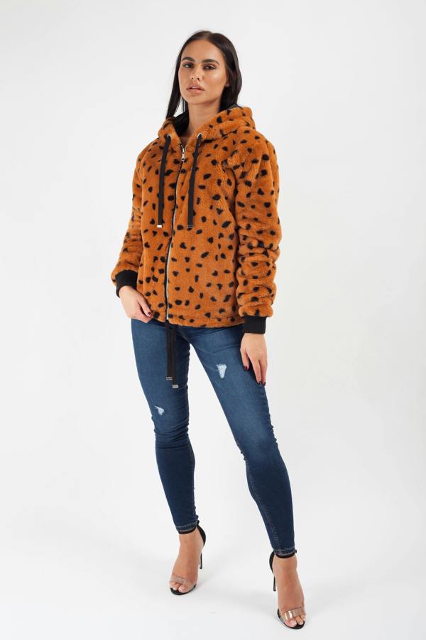 Urban Bliss Animal Fur Hoody