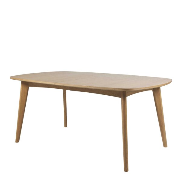 Wyld Haus Mossbloom 6 Seater Oak Extending Dining Table
