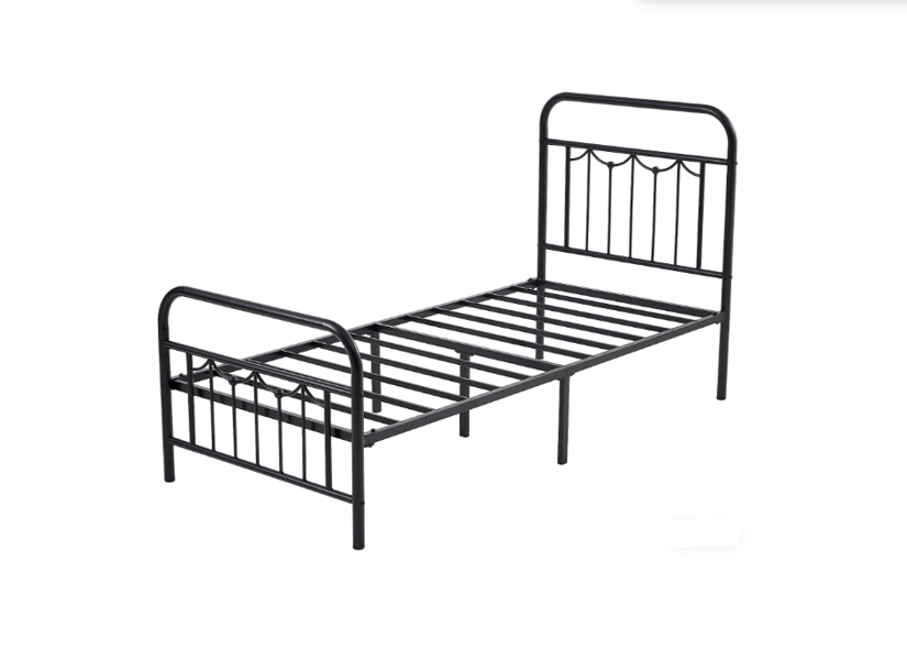 MCC Direct Metal Bed&nbsp;frame Single 3ft&nbsp;Black Metal Frame with&nbsp;head&nbsp;and footboard&nbsp;–&nbsp;Frankie&nbsp;