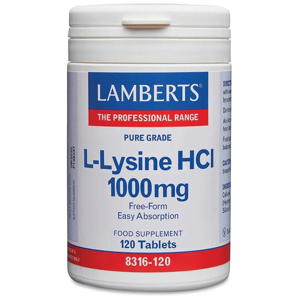Lamberts L-Lysine 1000mg 120 tablet