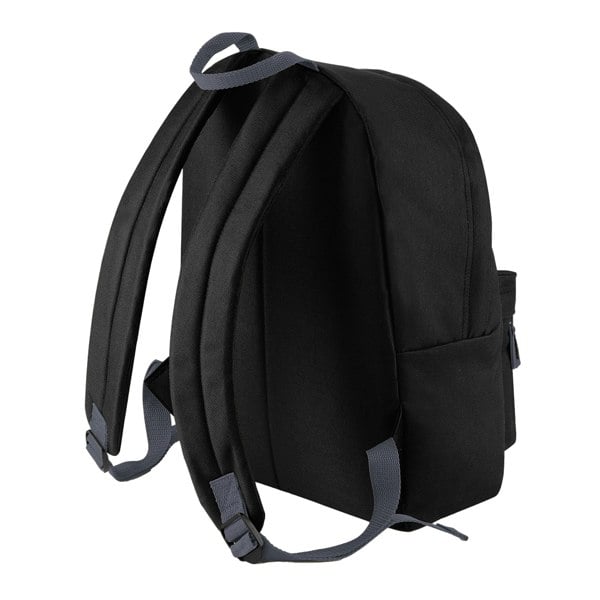 Bagbase Childrens/Kids Fashion Backpack - Black