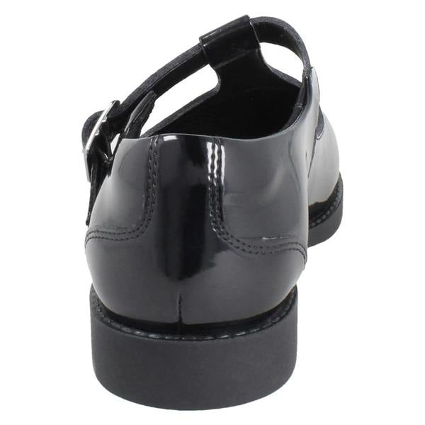 Clarks Girls Clarks Classic T-Bar School Shoes Tapa Hope