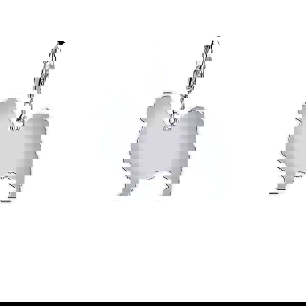 Keeshond Silhouette Silver Charm - MYLEE London