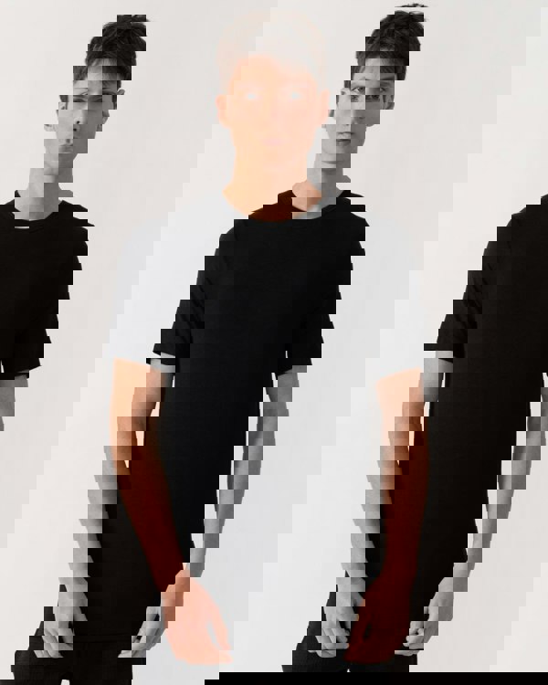 BOSS Orange RN Bamboo 3-Pack Mens T-Shirts - Black 001