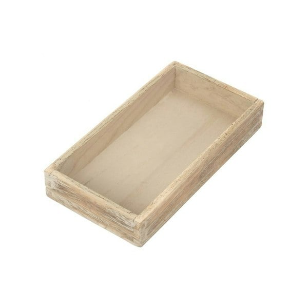 Shallow Wooden Plinth Tray