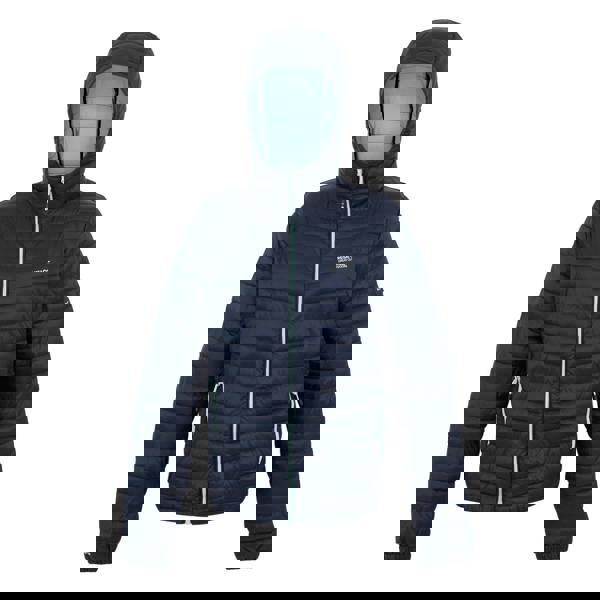 Regatta Womens/Ladies Hurden Padded Jacket - Navy/Icy Morn