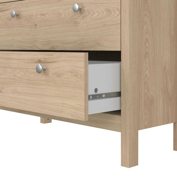 Wyld Haus Gossmere Hickory Oak Effect Wardrobe 3 Doors