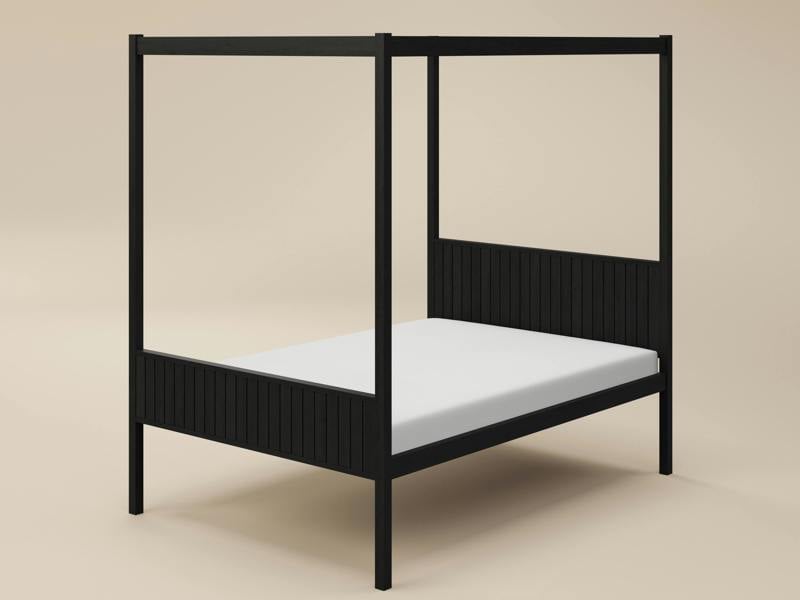 Flair Maddy 4 Poster Bed Black