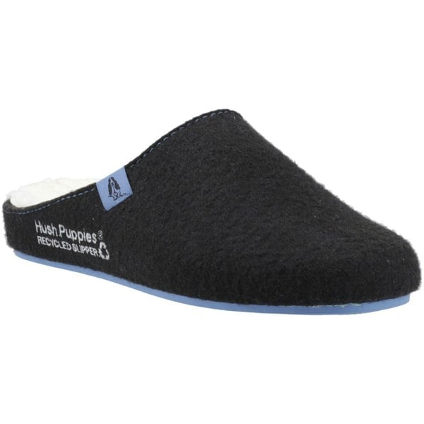Hush Puppies The Good Slipper 90% Recycled RPET Polyester Men's Black/Blue Slippers