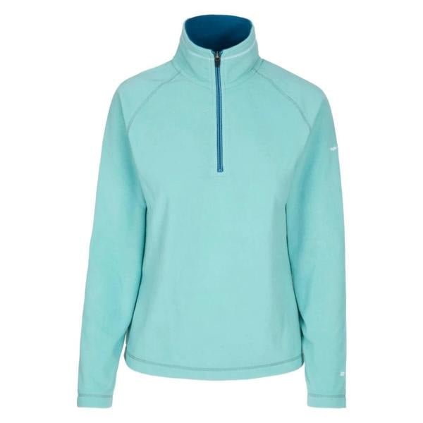 Trespass Childrens Girls Sybil Half Zip Microfleece Top - Teal Mist - 