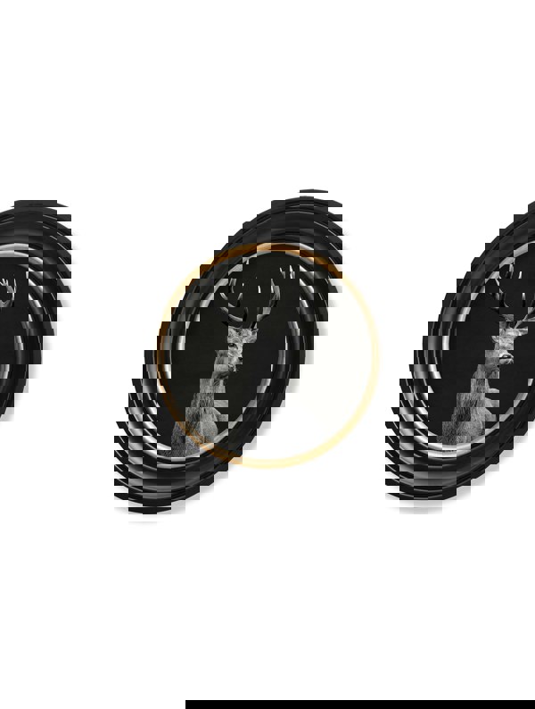 Exceptional Art Wildlife Photography - Red Deer - Round Frame