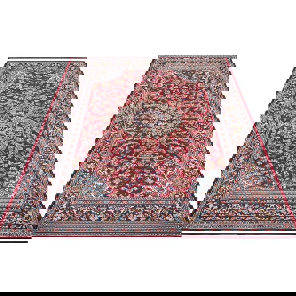 Kadi Indoor & Outdoor Rug Red Blue