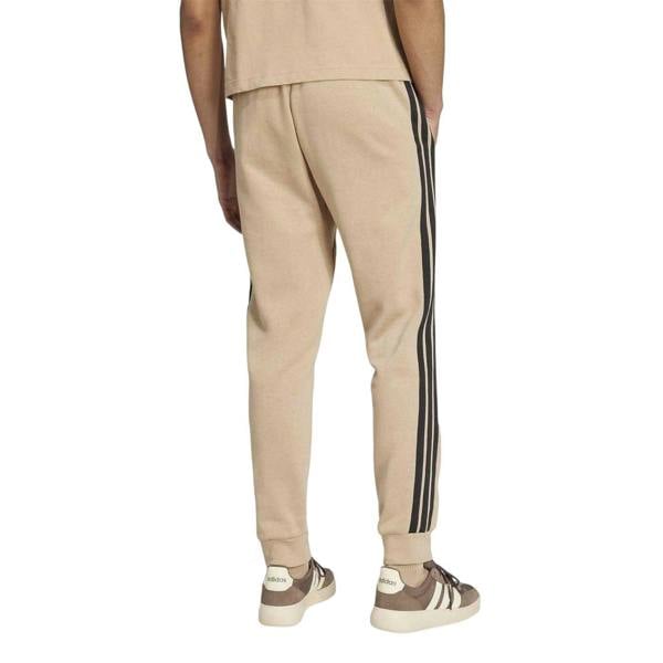Adidas Mens Essentials Stripe Tapered Joggers - Sandstone - 