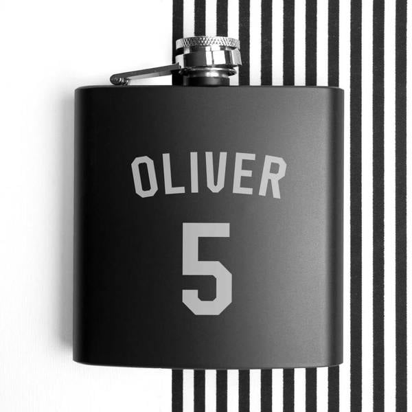 Personalised Football Shirt Hip Flask - main product image