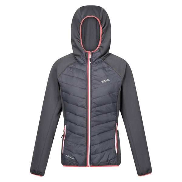 Regatta Women's Andreson VIII Hybrid Jacket - Seal Grey/Pink Potion