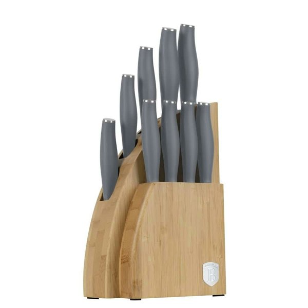 10 pcs knife set with BAMBOO stand Berlinger Haus BH2759