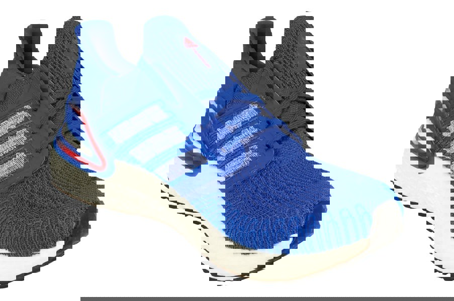 Adidas Ultraboost 20 Mens Sneakers   - Royal Blue White Red Eg0758 - Photo 3