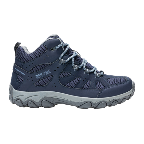 Regatta Womens Edgepoint IV Mid Cut Walking Boots - Navy/Dusky Blue