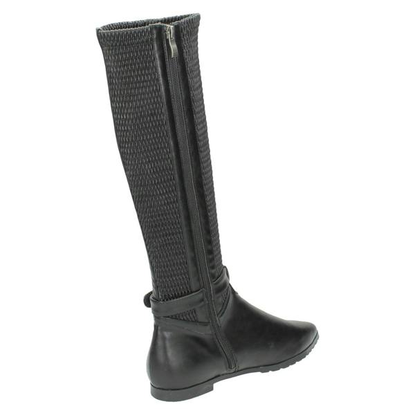 Spot On Ladies Spot On Knee High Boots